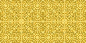 Geometric Ornamentation Prints: Islamic gold ornament vector seamless pattern