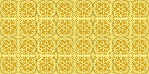 Golden Ornate Decoration Prints: Islamic gold ornament vector seamless pattern