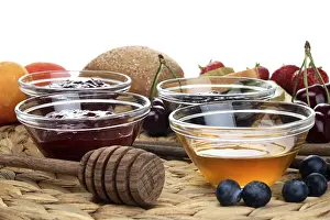 European Blueberry Prints: Jam and honey
