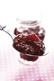 Food Studio Photography Prints: Jam on a spoon
