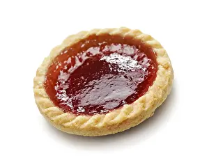 Baked Goods Studio Shots Prints: Jam tart