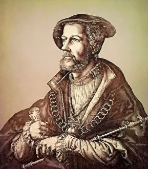 Jan van Leiden, Anabaptist King of Muenster Print