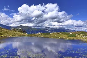 Deserted Mountain Lake Prints: See am Jaufenpass