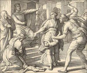 Julius Schnorr Von Carolsfeld Paintings Prints: The Judgment of Solomon, Old Testament
