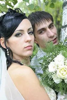 Couple In Love Prints: Just married together