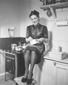 Young Woman In The Kitchen Prints: In the kitchen 1940s