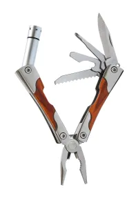 Plain Colored Background Cutout Prints: Knife with tools on a white background