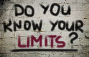 Symbolic Picture Advertising Prints: Do You Know Your Limits Concept