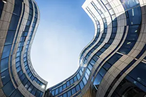 Daniel Libeskind Architecture Prints: Ko-Bogen, architect Daniel Libeskind