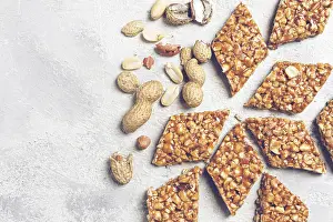 Traditional Cuisine Prints: Kozinaki with peanuts, dessert