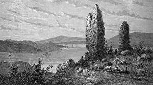 Black And White Lake Scene Prints: Lake Champlain, Lake Champlain