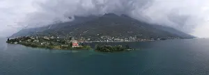 Deserted Castle Europe Prints: Lake Garda