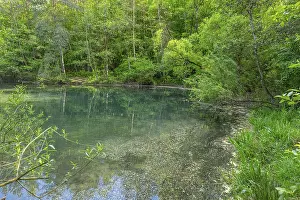 Bavaria Lake Prints: Lake with reflection of the landscape