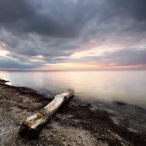 Framed Print : Lake Sunset Print