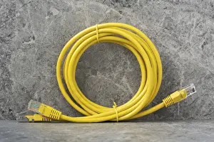 Digital Data Transmission Prints: LAN network connection ethernet cables