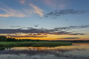 Lake Reflection Photography Prints: Landscape in the evening light