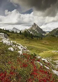 Dramatic Mountain Sky Prints: Landscape with mountains and clouds