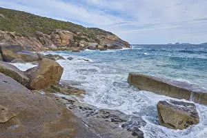 Australian Nature Reserve Prints: Landscape of Squeaky Beach in spring