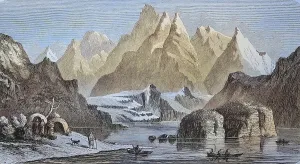 Tierra Del Fuego Scenery Prints: Landscape at the Strait of Magellan