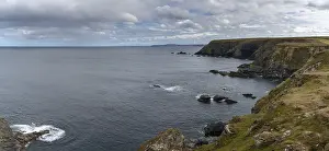 British Coastal Landscapes Prints: A landscape view of the cliffs and coastline of St