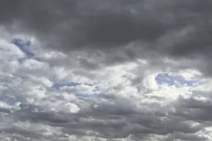 Nice Weather Forecast Prints: Large field of stratocumulus clouds
