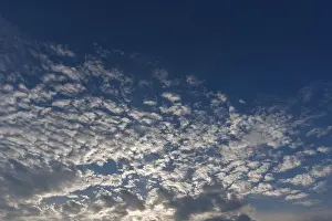 Southern Germany Weather Prints: Large fleecy clouds (Altocumulus)