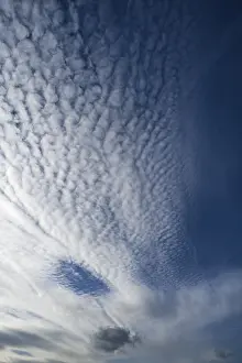 Deserted Outdoor Shots Prints: Large fluffy clouds, altocumulus