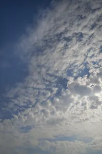 Daytime Cloud Formations Prints: Large fluffy clouds, altocumulus clouds