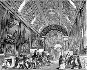 Parisian Heritage Building Prints: The large gallery one day study