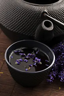 Herbal Tea Nutrition Prints: Lavender tea