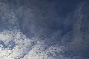Cloud Formation Europe Prints: Layer of piled clouds, stratocumulus clouds