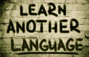 Classroom Training Prints: Learn Another Language Concept