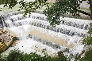 Lech River Germany Prints: Lechfall, river Lech, waterfall