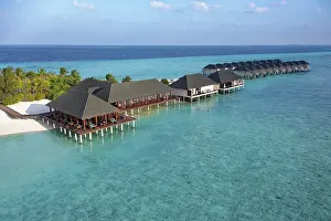 Maldives Island Prints: From the left: Bar, Restaurant