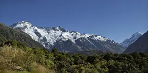 High Mountain Range Photography Prints: Left Mt.Sefton and to the right Mt