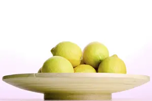 Fruity Food Photography Prints: Lemon in a dish