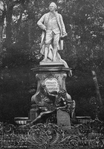 European Memorials Prints: The Lessing monument in Berlin