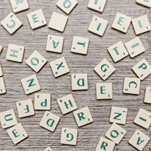 Letterpress Typography Prints: Letter game