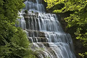 Southern Europe Waterfalls Prints: L'Eventail waterfall