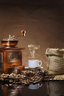 Coffee Still Life Prints: Still life with coffee