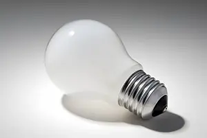 Energy Consumption Symbol Prints: Light bulb