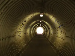 Dark And Gloomy Atmosphere Prints: Light at the end of the tunnel