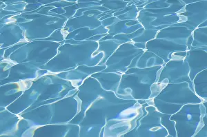 Abstract Water Patterns Prints: Light reflections creating abstract patterns on water
