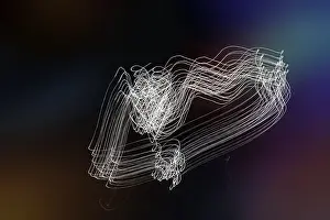 Long Exposure Road Traffic Prints: Light traces, patterns