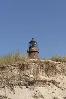 Lighthouse In Northern Germany Prints: Lighthouse, beach, DarBer Ort