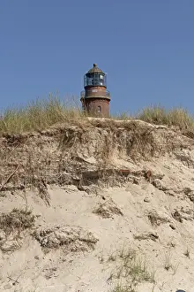 Lighthouse Darsser Ort Prints: Lighthouse, beach, DarBer Ort