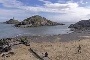 Gower Peninsula Landscape Prints: Lighthouse, beach, Mumbles Head
