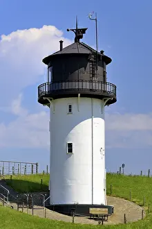 Uninhabited Shoreline Structure Prints: Lighthouse, beacon, Dicke Berta