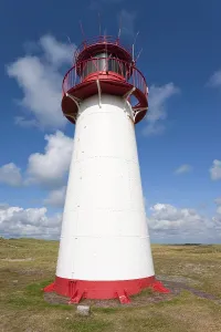 Blue Sky Lighthouse Prints: Lighthouse with blue sky at Ellenbogen
