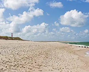 Ellenbogen Lighthouse Prints: Lighthouse with blue sky at Ellenbogen